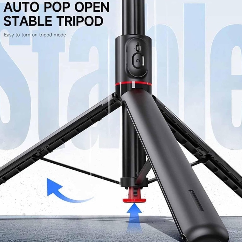 Black Selfie Stick with Remote - Picture 4 of 7
